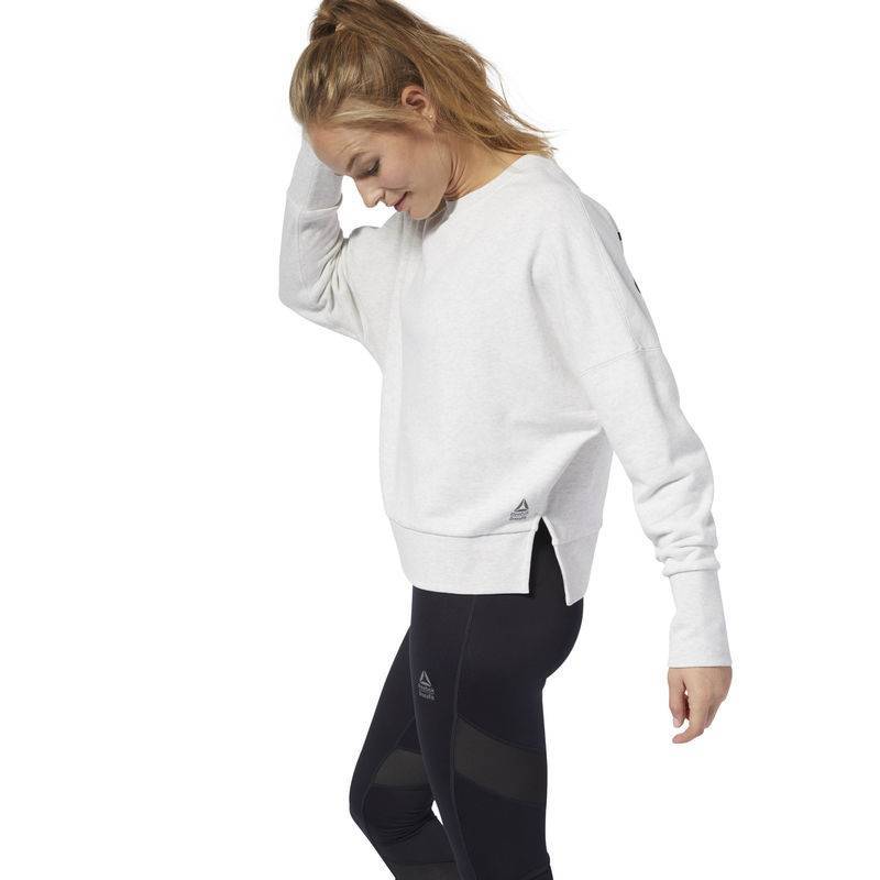 Woman hoodie Reebok CrossFit Terry Crew - DQ0040