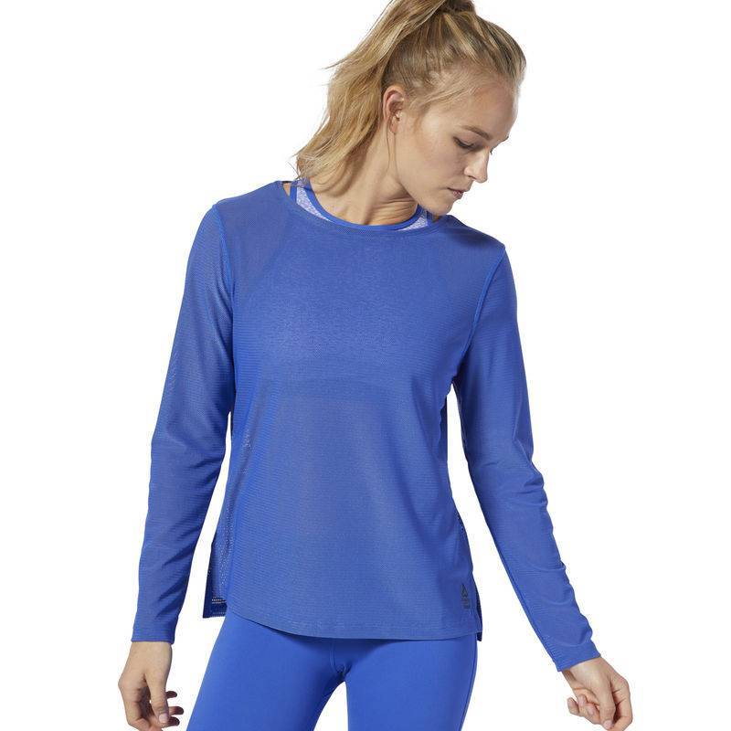 Woman T-Shirt Reebok CrossFit Jacquard LS Tee - DU5102