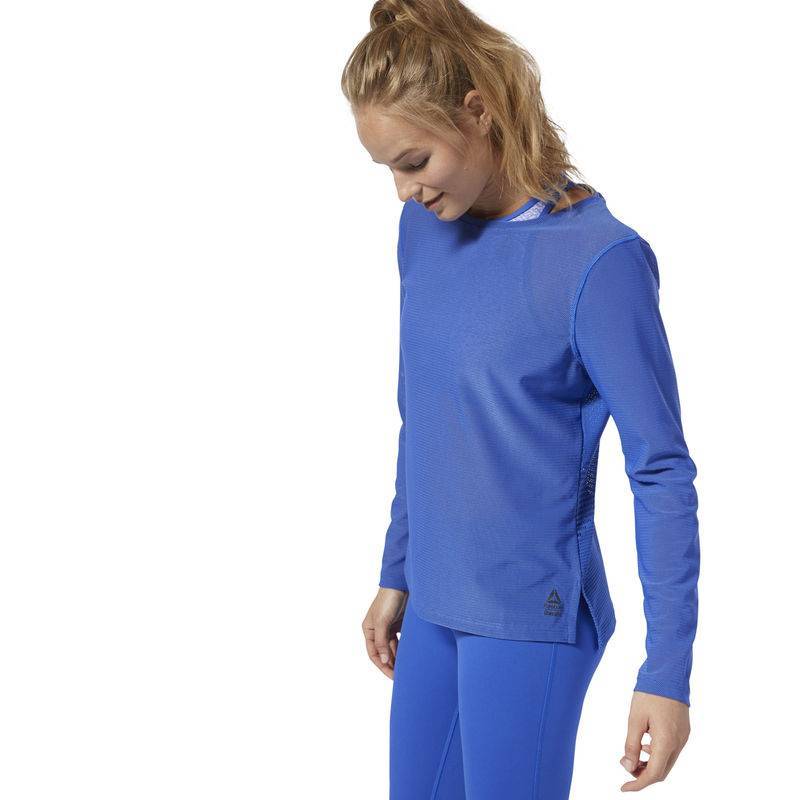 Woman T-Shirt Reebok CrossFit Jacquard LS Tee - DU5102