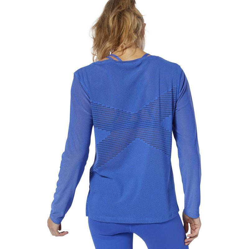Dámské triko Reebok CrossFit Jacquard LS Tee - DU5102