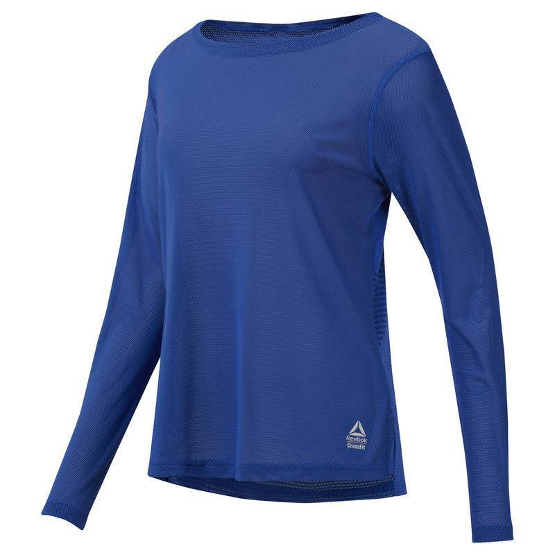 Dámské triko Reebok CrossFit Jacquard LS Tee - DU5102