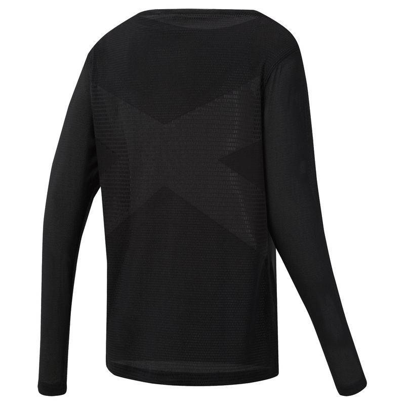 Woman T-Shirt Reebok CrossFit Jacquard LS Tee - DU5109