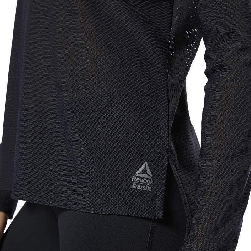 Dámské tričko Reebok CrossFit Jacquard LS Tee - DU5109