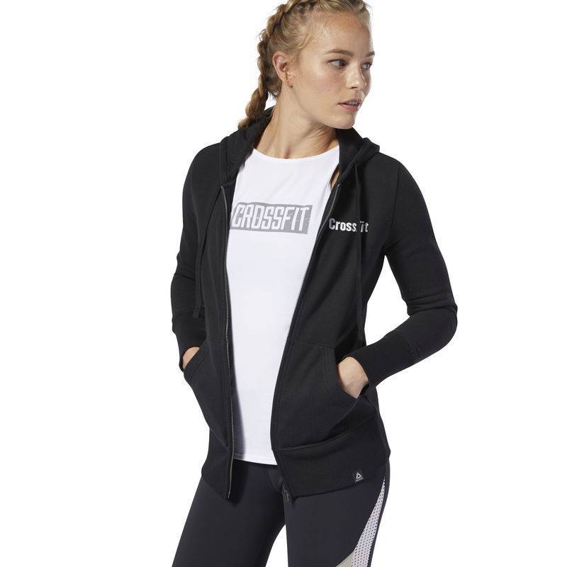 Dámská mikina Reebok CrossFit Zip Hoodie - DP6214