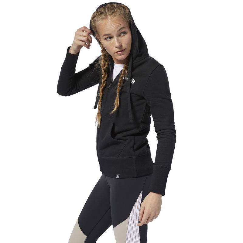Dámská mikina Reebok CrossFit Zip Hoodie - DP6214