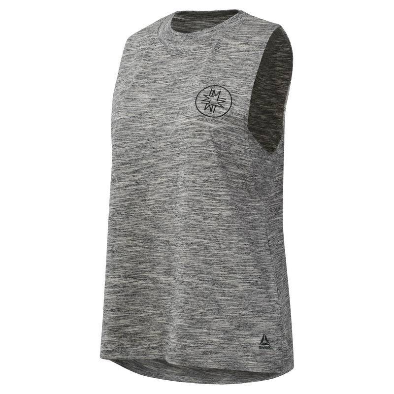 Woman top Les Mills Marble Tank - DV2713