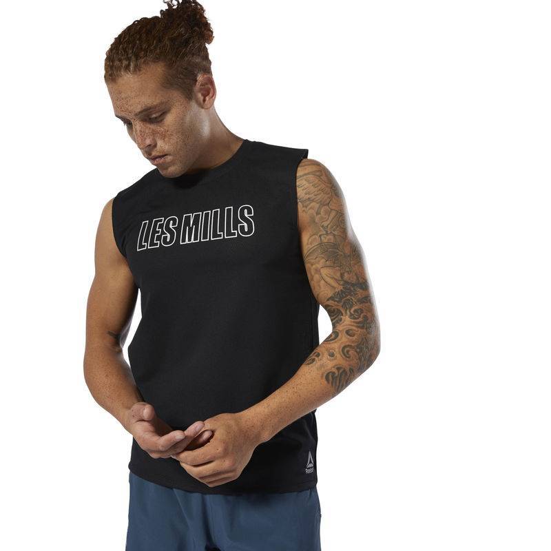 Pánské tričko Les Mills Sleeveless Tee - DV2699