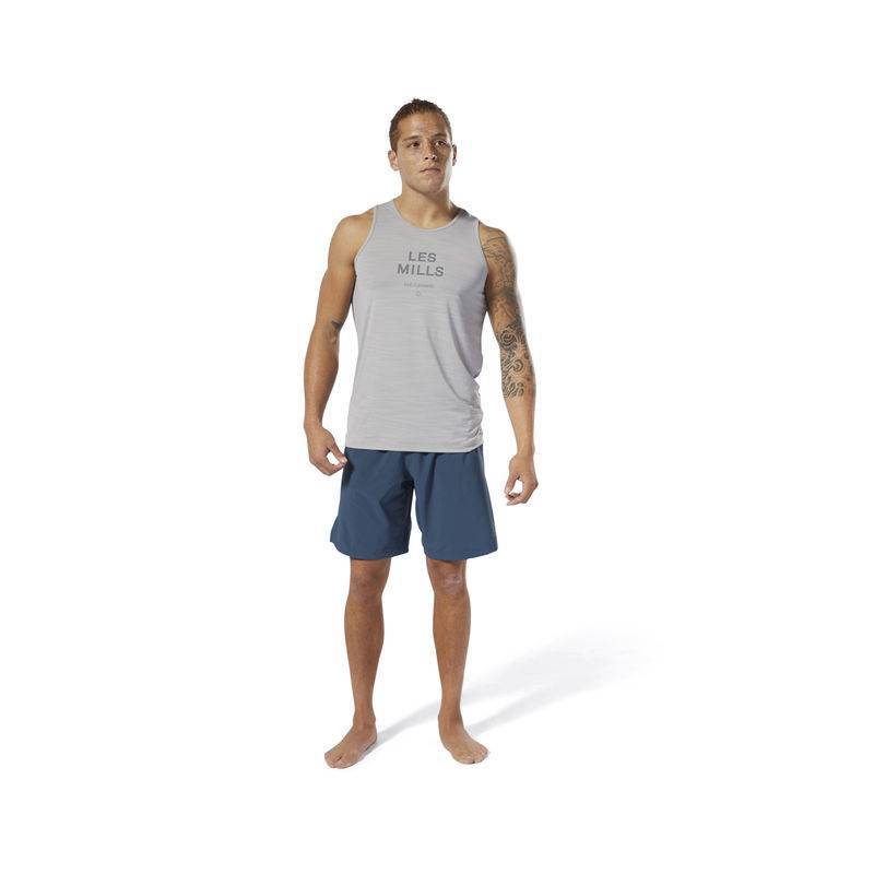 Herren T-Shirt Les Mills Active Chill TANK - DV2719