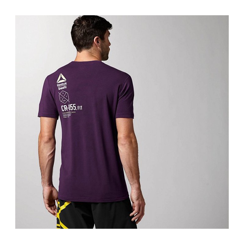 Man T-Shirt Reebok CrossFit BURNOUT SS T Z9039