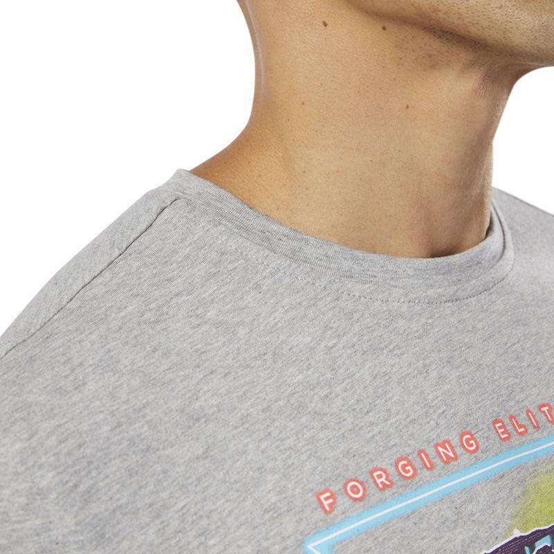 Man T-Shirt Reebok CrossFit Neon Retro Tee - DT2819