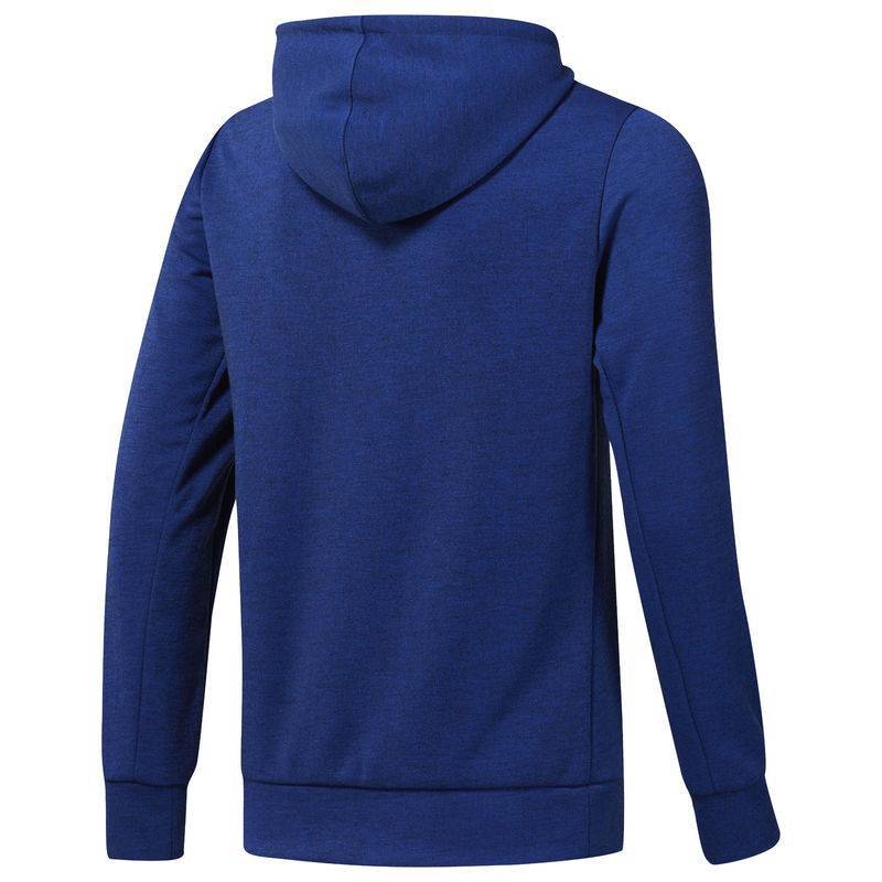 Pánská mikina WOR MEL DBL KN FZ HOODIE - DU2157