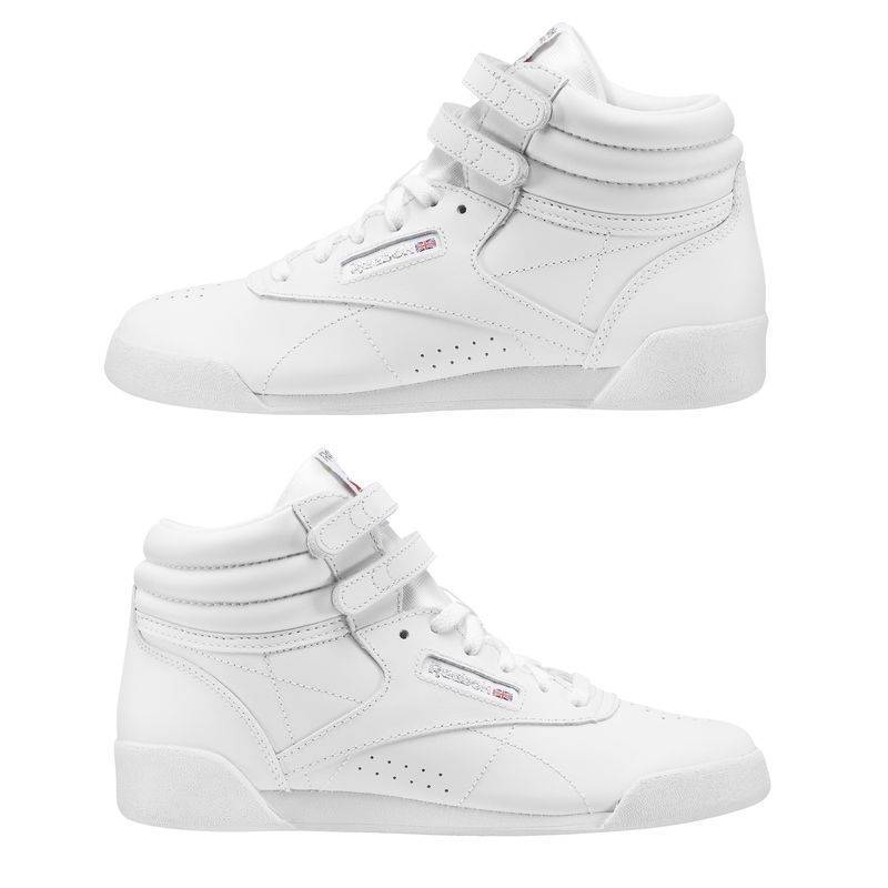 Child racing white Shoes to aerobik Reebok Freestyle HI f/s Classic - CN2553