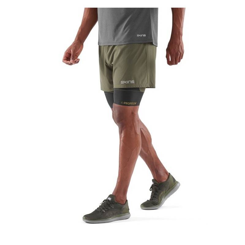Man compression Shorts 2v1 K-PROPRIUM Superpose Half Tights