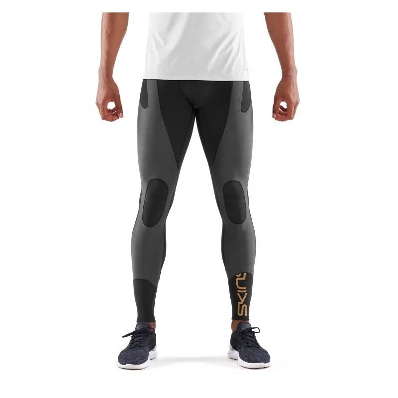 Pánské kompresní kalhoty SKINS K-PROPRIUM Long Tights Black/Charcoal
