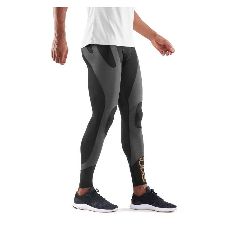 Pánské kompresní kalhoty SKINS K-PROPRIUM Long Tights Black/Charcoal