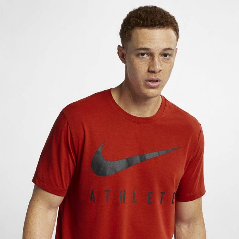 Pánské tričko Nike Athlete - červené