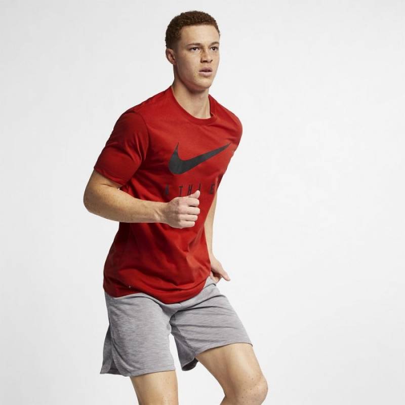Pánské tričko Nike Athlete - červené