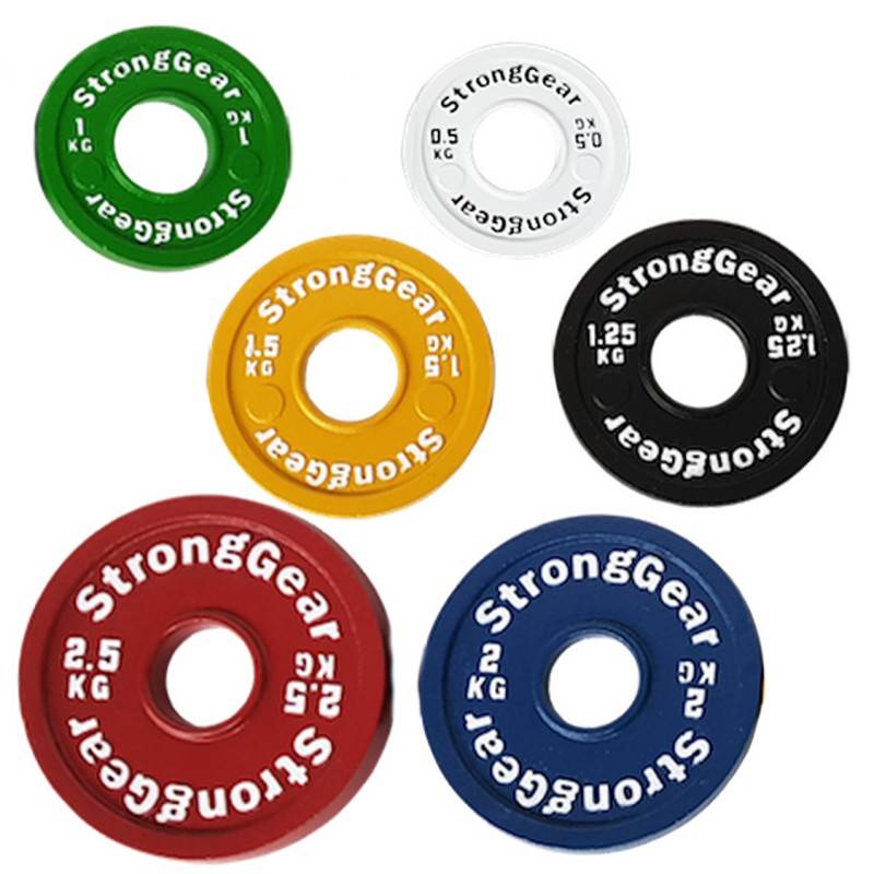 Set Steel fractional disks StrongGear - 17,5 Kg