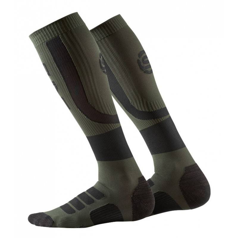 Pánské kompresní podkolenky Skins Essentials Comp Socks Active Midw Black/Utility