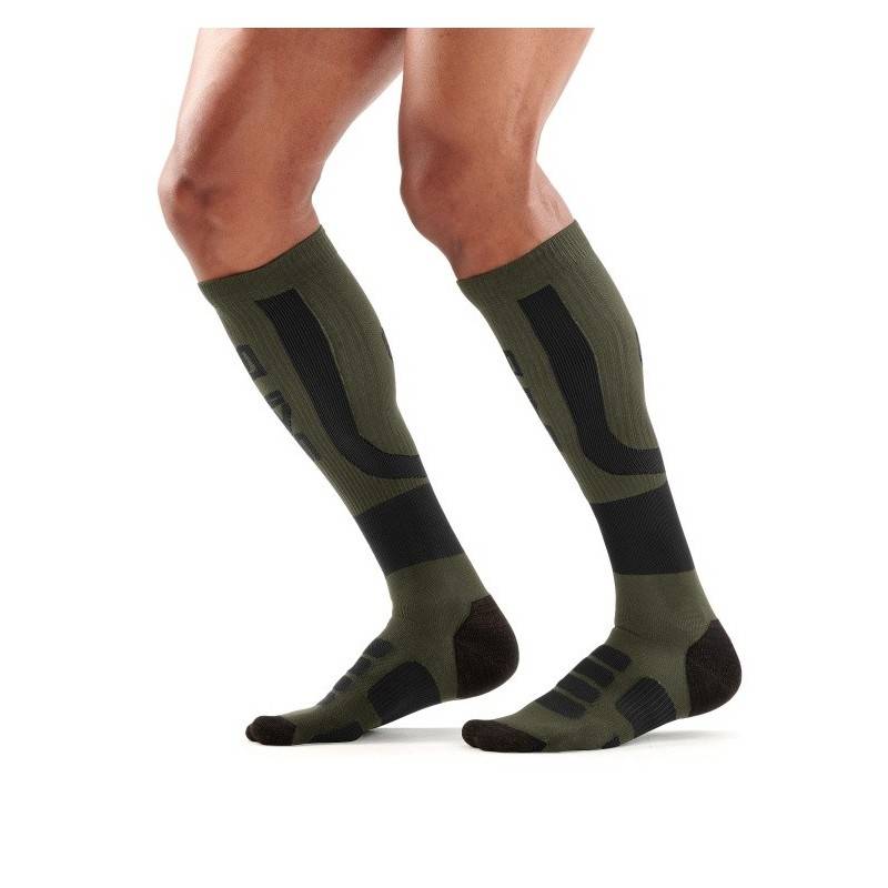 Pánské kompresní podkolenky Skins Essentials Comp Socks Active Midw Black/Utility