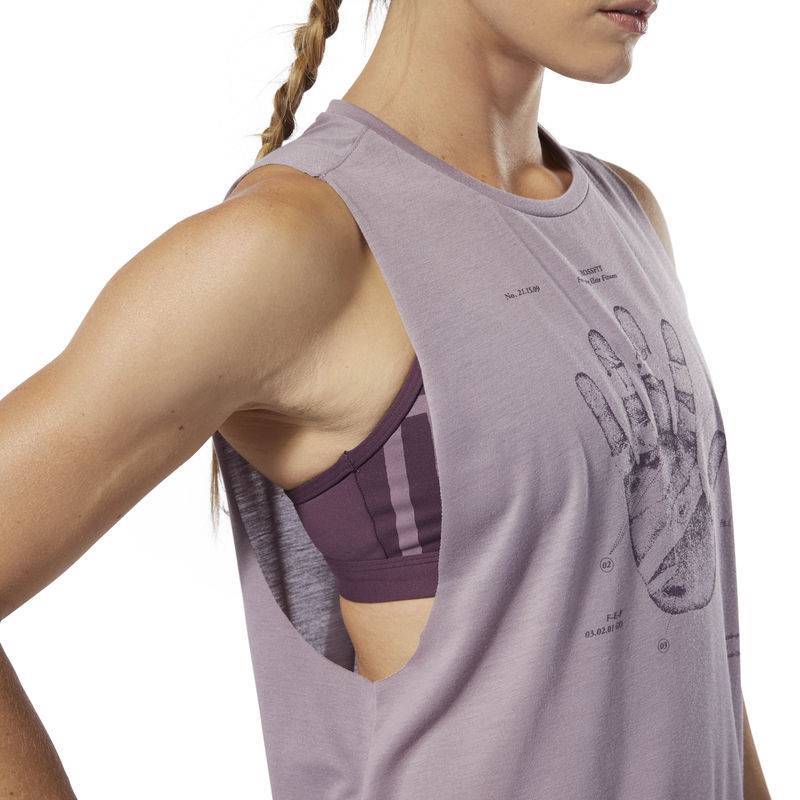 Dámský top Reebok CrossFit Science Hand Muscle - DU4598