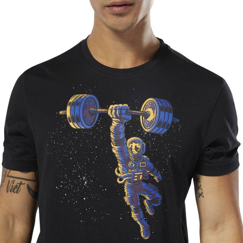 Man T-Shirt GS Gravity Sucks Crew - DU4685