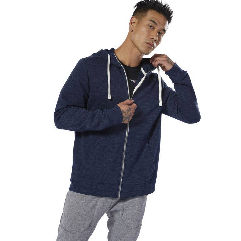 Man hoodie TE MARBLE GROUP FZ - DU3771