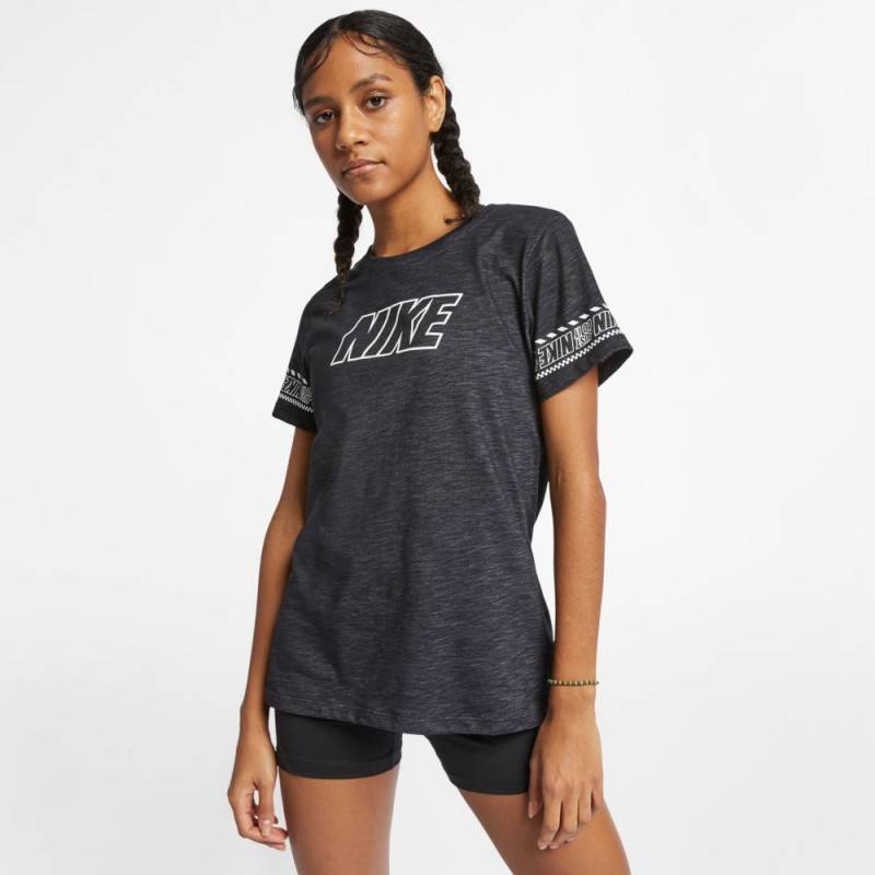 Woman T-Shirt NIKE DRY TEE DFC BRAND SLUB