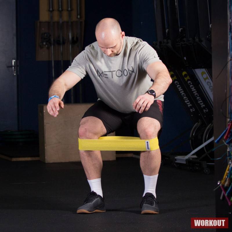 Loop band WORKOUT - yellow