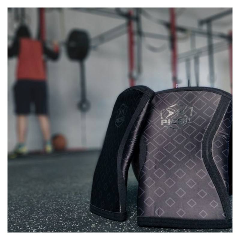 Knee support Picsil 5 mm - carbon (2 pcs)