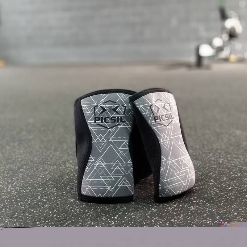 Knee support Picsil 5 mm - carbon (2 pcs)