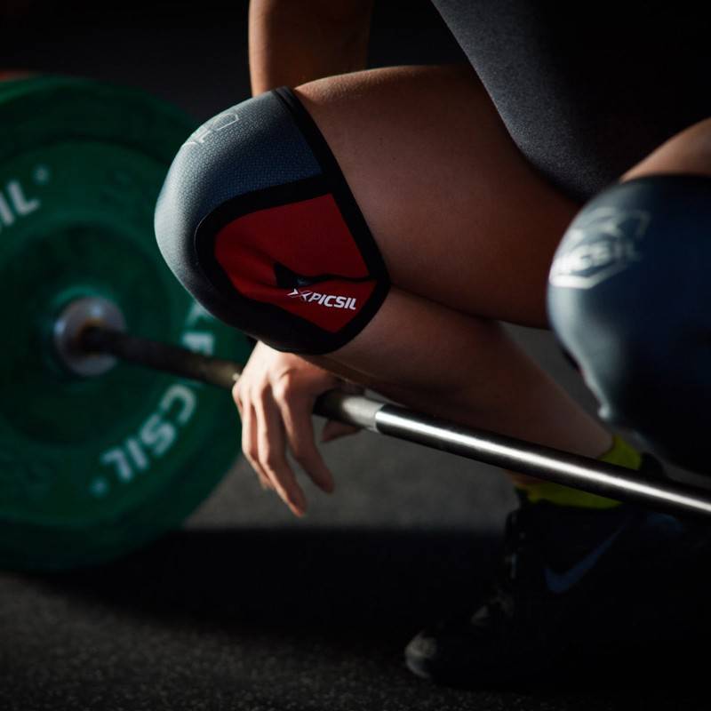 Bandáž kolen Picsil 5 mm - carbon (2 kusy)