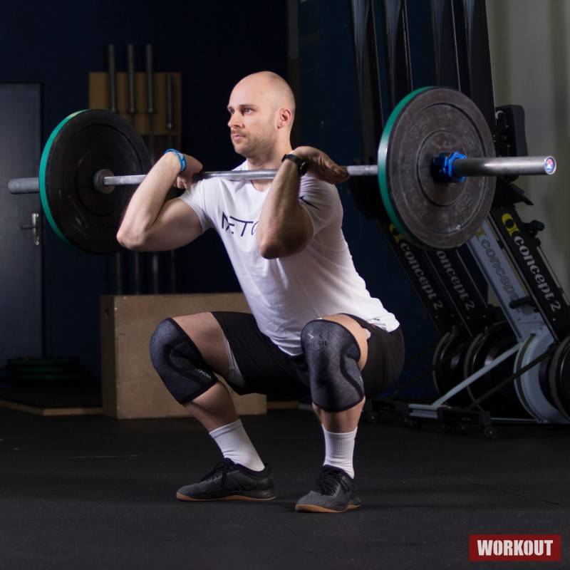 Knee support Picsil - 5 mm black (2 pcs)