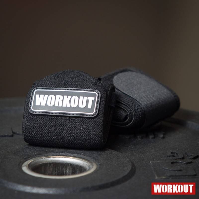Bandáže zápěstí 30 cm WORKOUT - černý