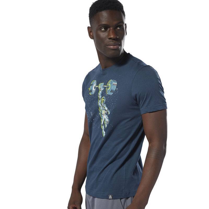 Man T-Shirt GS Gravity Sucks Crew - DP6189