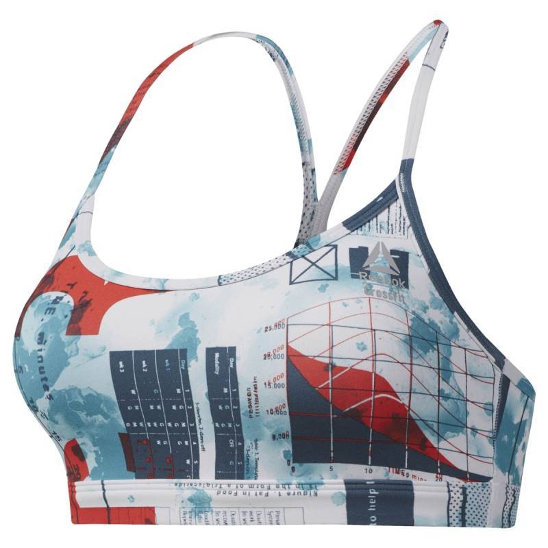 Podprsenka Reebok CrossFit Skinny Bra AOP - DQ0051