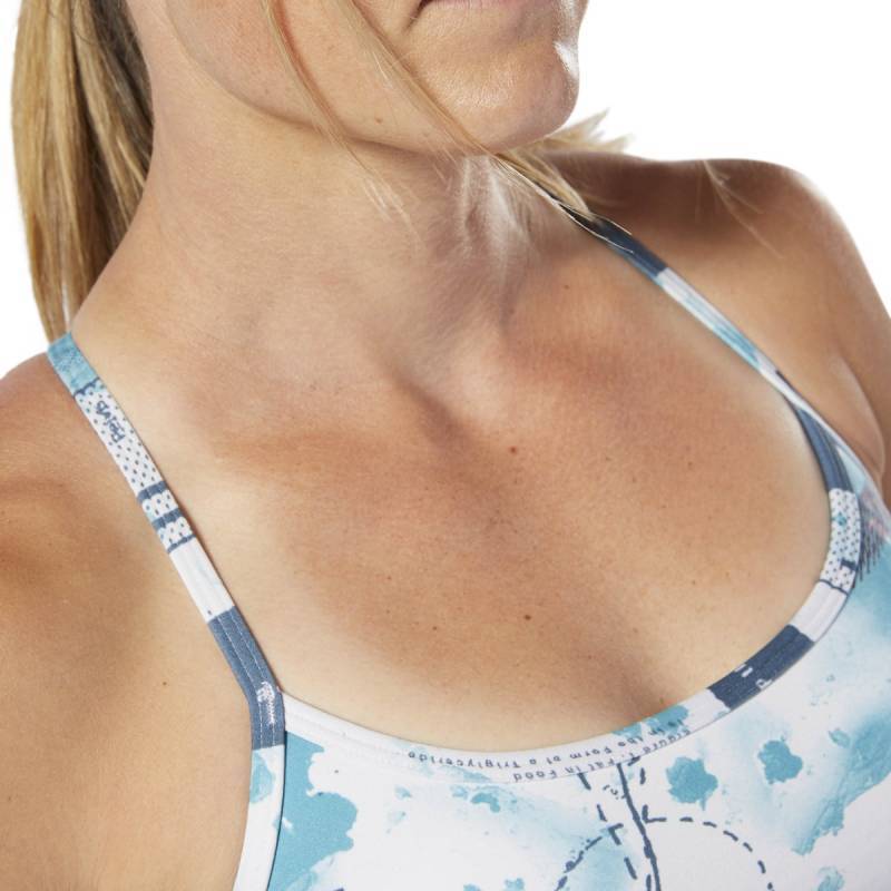 Podprsenka Reebok CrossFit Skinny Bra AOP - DQ0051