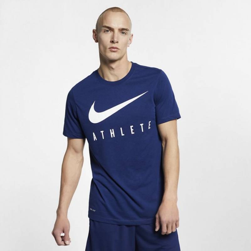 Man T-Shirt Nike Athlete - navy