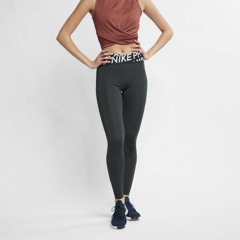 Dámské tréninkové legíny NIKE INTERTWIST Khaki BV6189-346