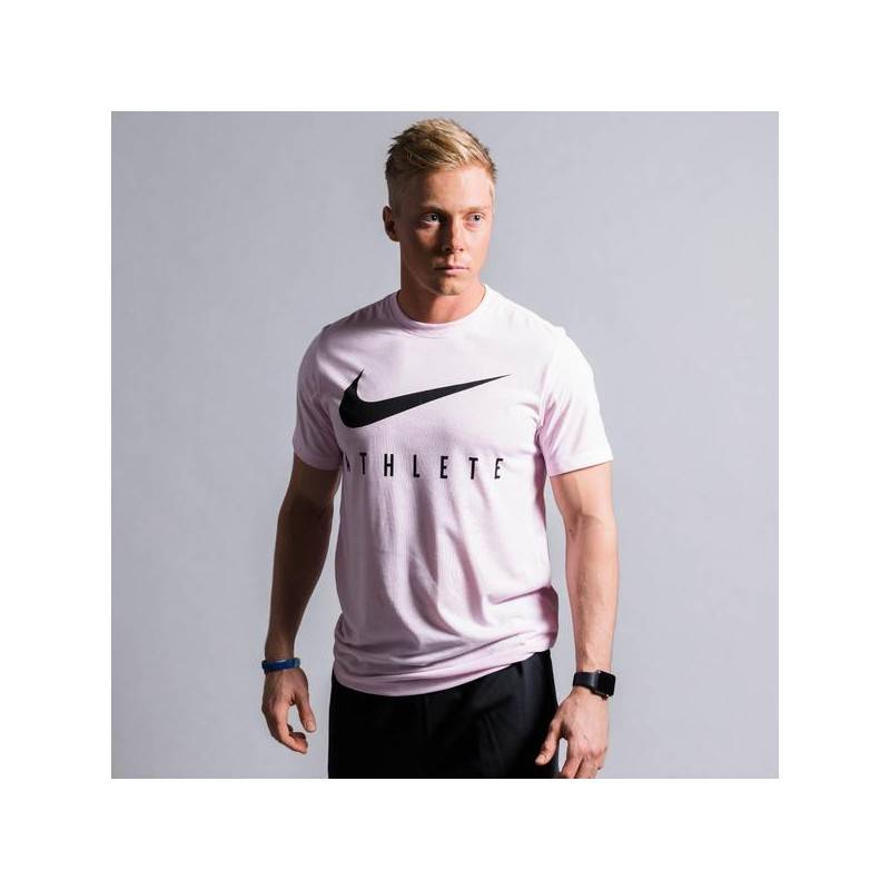 Pánské tričko Athlete Dri-FIT Swoosh - růžové