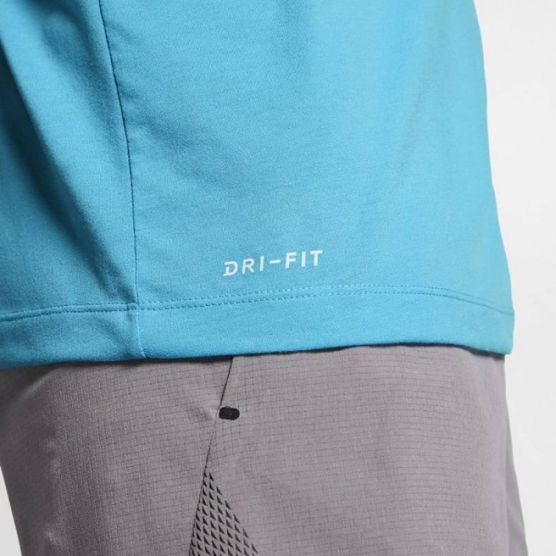 Herren T-Shirt Just do it Swoosh - blau