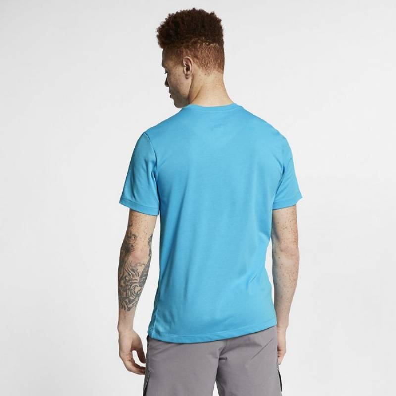 Man T-Shirt Just do it Swoosh - blue