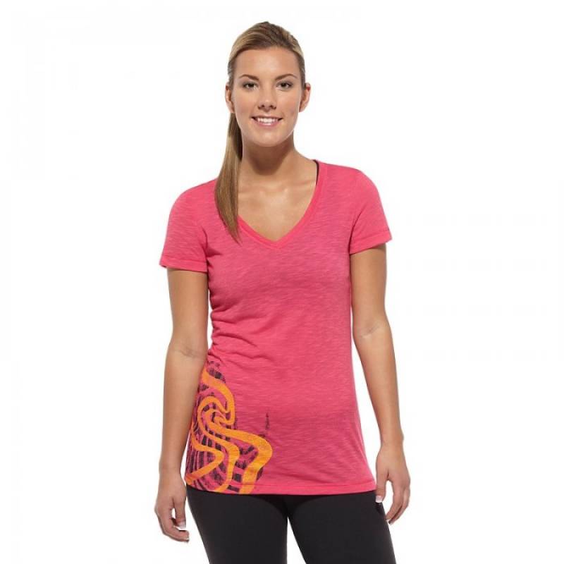 Woman T-Shirt Reebok OWN MOVES GRAPHT - Z59130