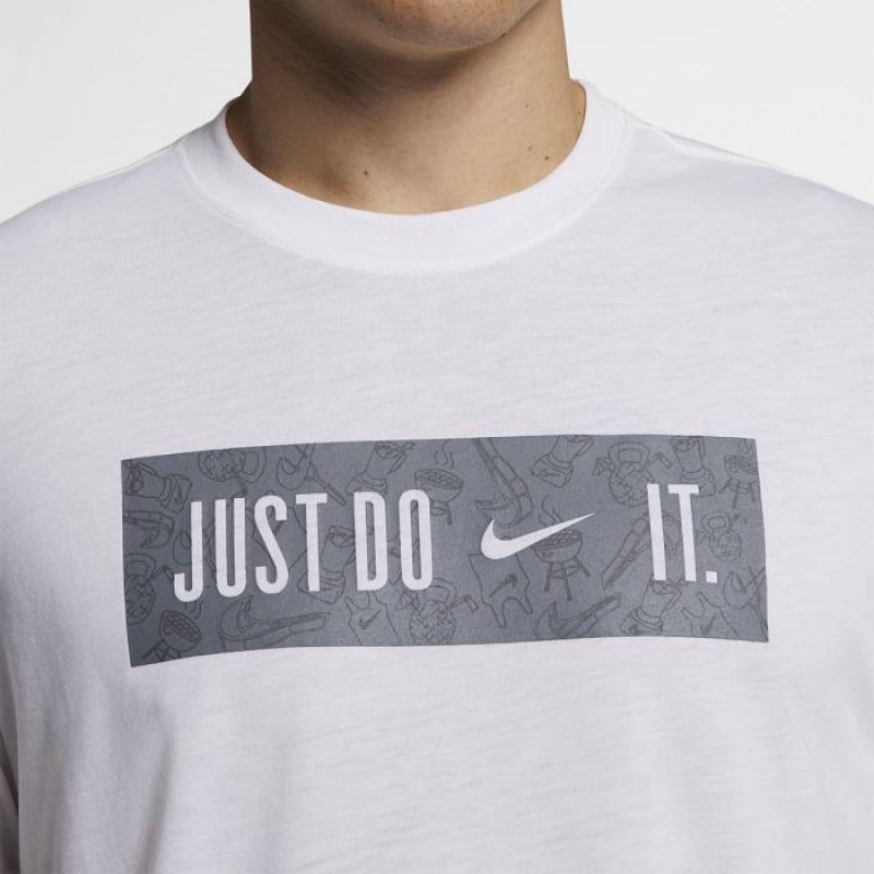 Pánské tričko Just do it - bílé