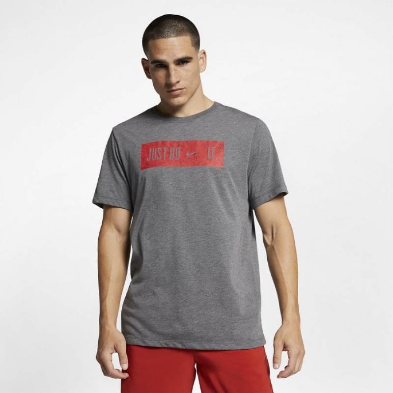 Man T-Shirt Just do it - CHARCOAL