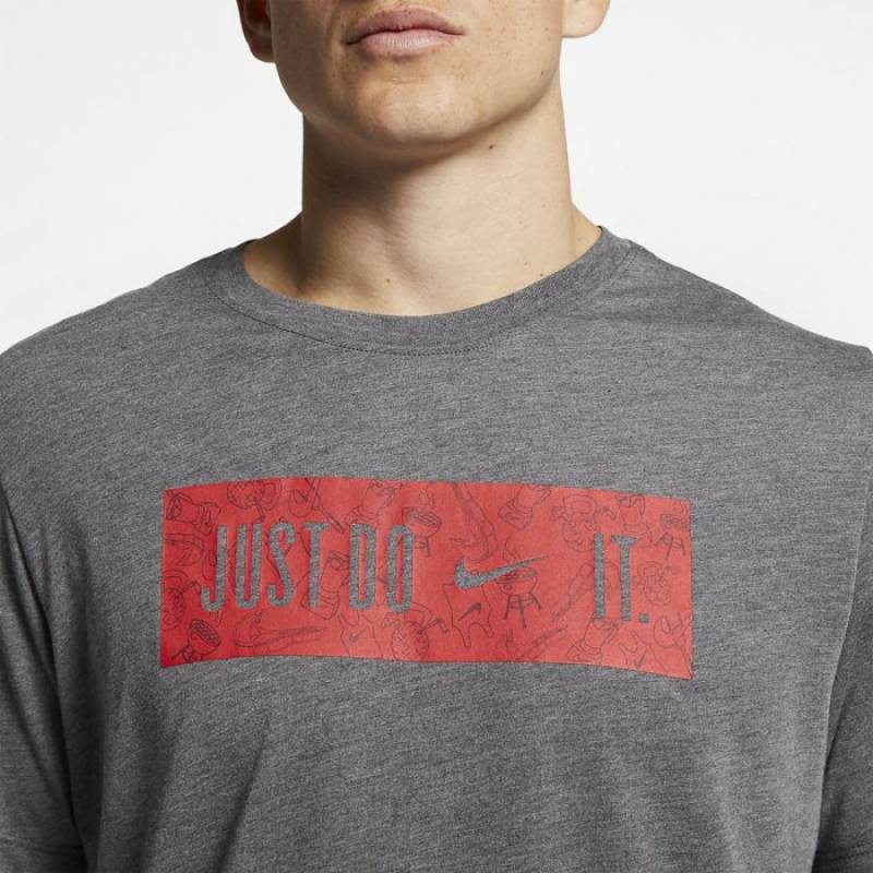 Herren T-Shirt Just do it - CHARCOAL