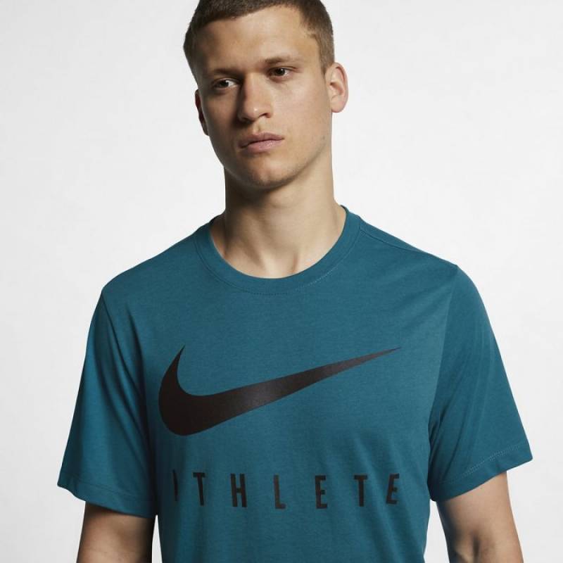 Man T-Shirt Nike ATHLETE Dry Train - green
