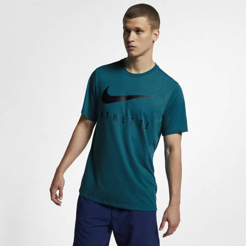 Man T-Shirt Nike ATHLETE Dry Train - green