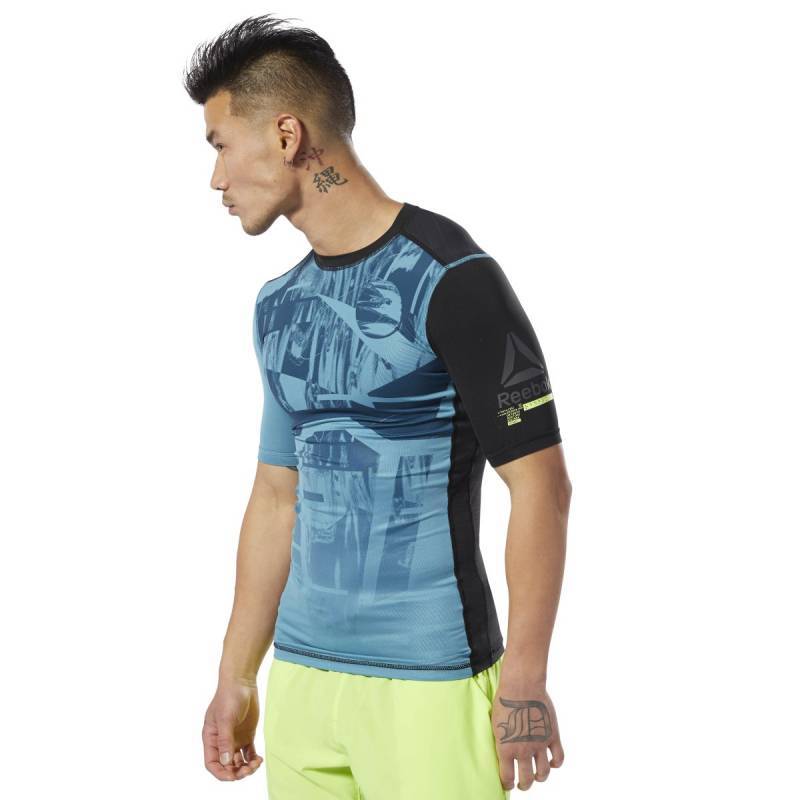 Man compression T-Shirt OST SS Tee - Printed - DU3958