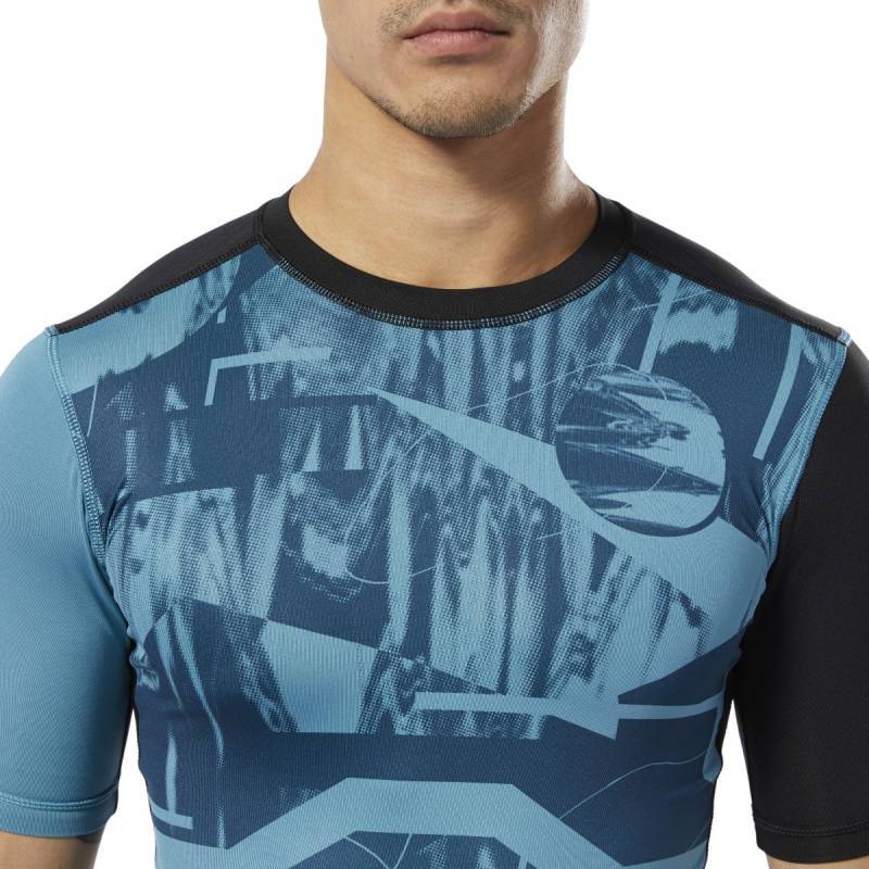 Man compression T-Shirt OST SS Tee - Printed - DU3958